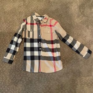 Burberry Button Down Shirt Kids 14Y
